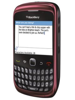 BlackBerry Curve 9300 Smartphone from Vodafone   Red Very.co.uk