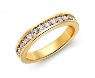 Channel Set Diamond Ring in 18k Yellow Gold (1/2 ct. tw.)  Blue Nile