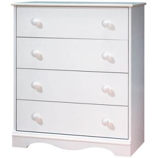South Shore Country 4 Drawer Chest   Pure White