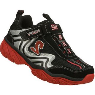 Skechers Boys Ragged Somber Athletic Sneakers   Black/Red  Meijer