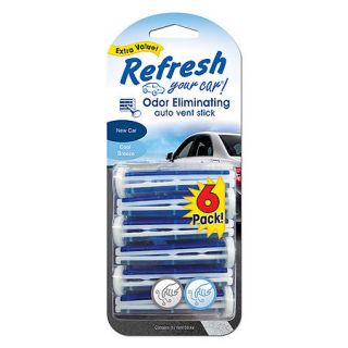 Image of Scented Vent Sticks, New Car/Cool Breeze Scent (6 pack) by 