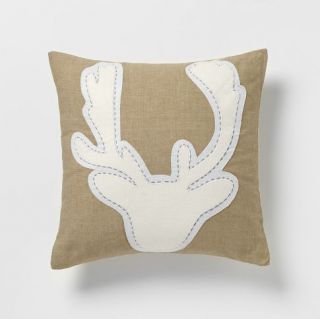 Antler Pillow Cover