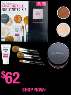 Customizable Get Started Kit Dont forget your brush for flawless 