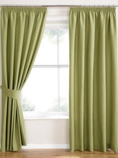 Canvas Pleated Curtains (with tie backs) Very.co.uk