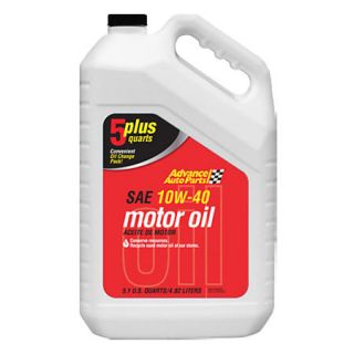 Buy AAP 10W 40 Conventional Motor Oil (5 Plus Quarts Jug) A27 at 