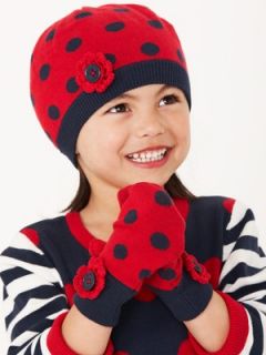 Ladybird Hat and Mitts Set  Littlewoods