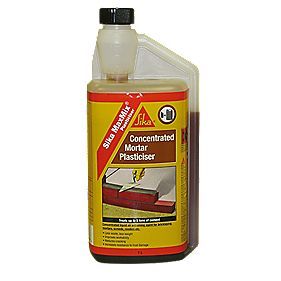 Sika® MaxMix Concentrated Mortar Plasticiser Brown 1Ltr  Screwfix 