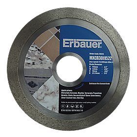 Erbauer Diamond Tile Blade 115mm  Screwfix