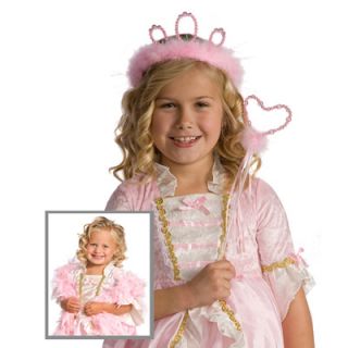 Little Adventures Girls Dress Up Costume Accessories   Wand/Tiara/Boa 