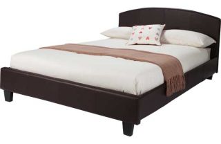 Theo Kingsize Bed Frame   Chocolate. from Homebase.co.uk 