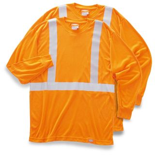 Dickies 2pk.L/S Ansi 2 Crew   670569, High Visibility at Sportsmans 