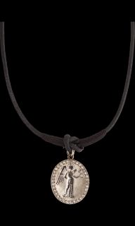 Devon Page McCleary Diamond Guardian Angel Pendant Necklace 