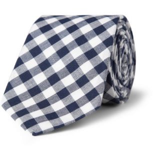 Accessories  Ties  Neck ties  Gingham Check Cotton 
