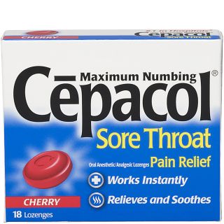 Cepacol Maximum Numbing Instant Relief Sore Throat Lozenges    Cherry 