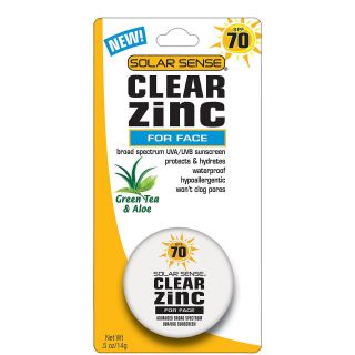 Solar Sense Clear Zinc Advanced Sun Protection SPF 70 Cream for Face 