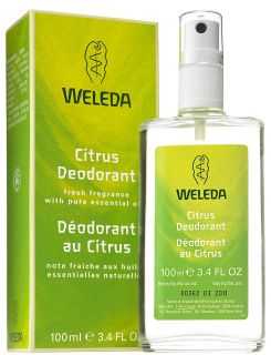 Weleda Refreshening Non Aerosol Deodorant Spray, Citrus 3.4 oz