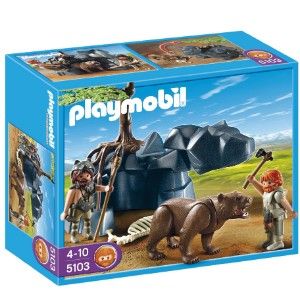 PLAYMOBIL 5103 Höhlenbär mit Höhlenmenschen, PLAYMOBIL®   myToys 