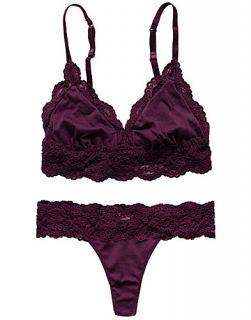 Lace Top   Wonderland   Burgundy   Bras & tops   Underwear   NELLY 