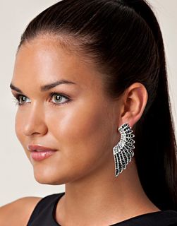 Sadi Earrings   Rebecca Stella For Nelly   Silver/svart   Smycken 