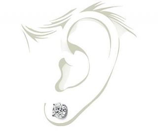 Diamond Earrings in 18k White Gold (4 ct. tw.)  Blue Nile