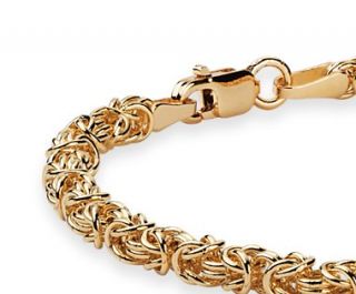 Petite Byzantine Bracelet in 14k Yellow Gold  Blue Nile