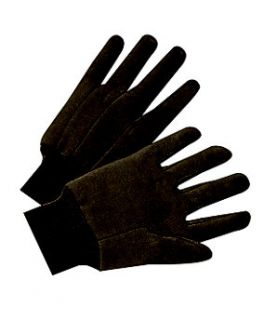 West Chester® Mens Jersey Gloves, Brown, Pack of 12 Pairs   6301763 