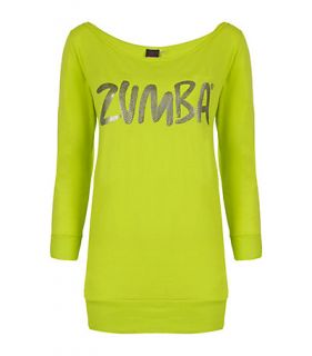 Zumba   Zumba Lime Punch Shimmer Top at Harrods 