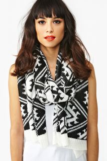 Intarsia Knit Scarf in Accessories at Nasty Gal 