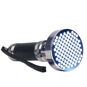 100 LED Aluminum Alloy Flashlight (Silver/Black) 100LED FLASHLIGHT