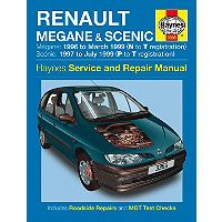 Haynes Renault Megane & Scenic (96 99) Manual Cat code 626192 0