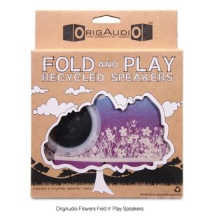Buy the OrigAudio Flowers Fold n Play Speakers .ca