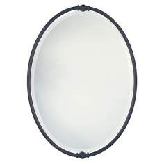 Murray Feiss Boulevard Collection Oval Wall Mirror