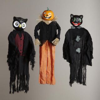 Vintage Inspired Halloween Figures, Set of 3  World Market
