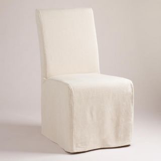 Linen Anna Long Chair Slipcover  World Market