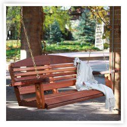 Great American Woodies Red Cedar Classic Porch Swing
