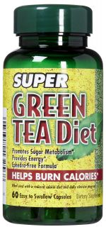 Natures Bounty Super Green Tea Diet Caps   