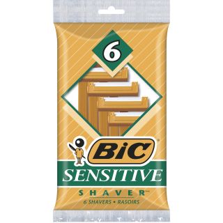 Bic Single Blade Shavers Sensitive Skin    6 ct.   
