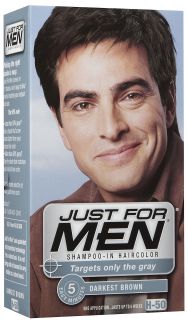 Just For Men Shampoo In Hair Color   