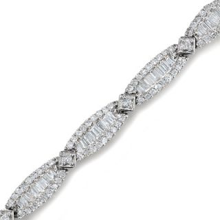 CTW. Diamond Fashion Bracelet in 14K White Gold   Bracelets   Zales