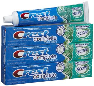 Crest Whitening + Scope Toothpaste, Minty Fresh 6.2 oz   