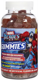 Marvel Kids Heroes Multivitamin Gummies   