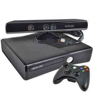 Microsoft Xbox 360 Slim Kinect Bundle w/4GB Memory, HDMI, Microsoft 
