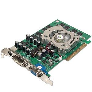 NVIDIA GeForce 6600 256MB DDR AGP DVI/VGA Video Card w/TV Out V6600 