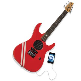 The Play By Ear iPod Electric Guitar   Hammacher Schlemmer 