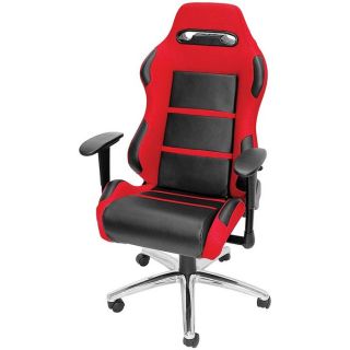 Bucket Seat Racing Office Chair at Brookstone—Buy Now