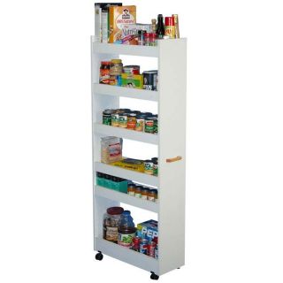 Thin Pull Out Pantry/Laundry Cabinet at Brookstone—Buy Now