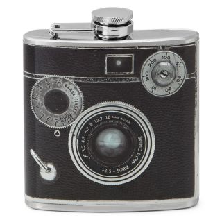 CAMERA FLASK  Stainless Steel Hip Flask  UncommonGoods