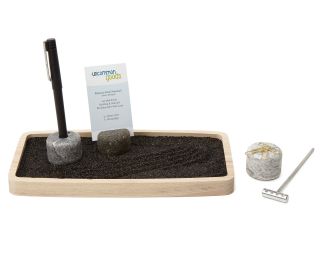 DESKTOP ZEN GARDEN  Office, Workplace, Cubicle, Business Card Holder 