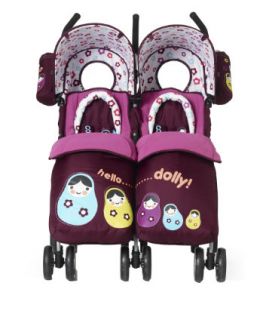 Cosatto You 2 Twin Stroller   Hello Dolly   double pushchairs 