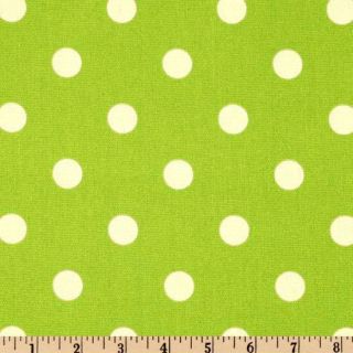 Premier Prints Polka Dot Lime   Discount Designer Fabric   Fabric